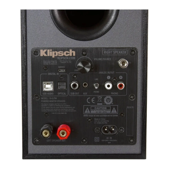 Полочна акустика KLIPSCH R-41PM Black