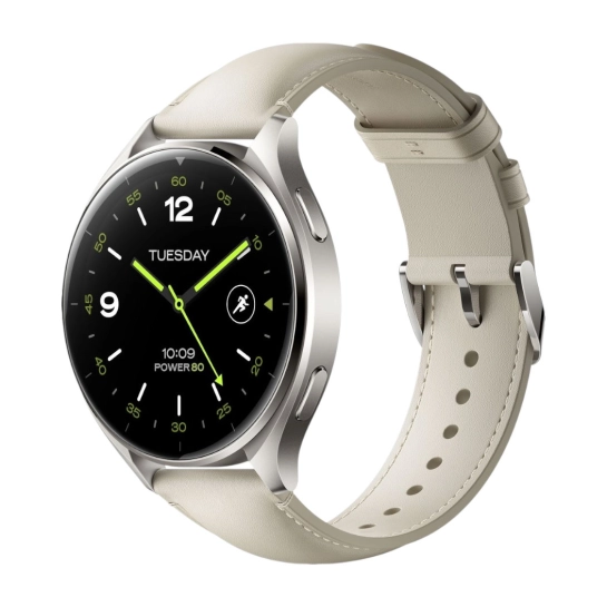 Смарт-годинник Xiaomi Watch 2 Titan BHR9306GL Gray Case White Leather Strap (1093970)