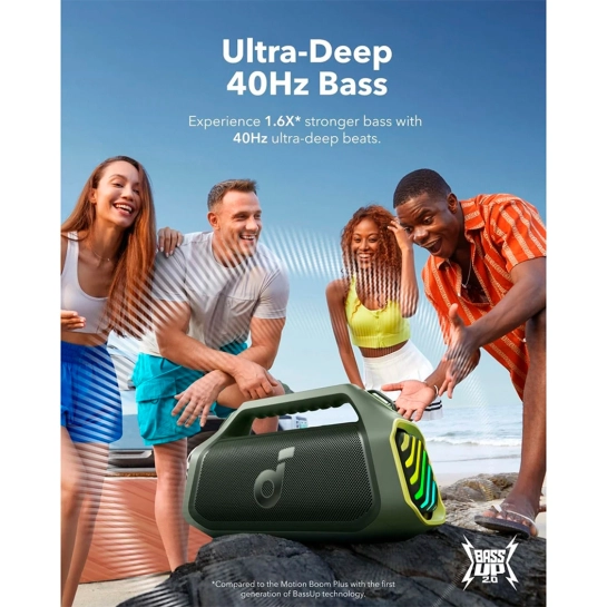 Портативна акустика Anker SoundCore Boom 2 Plus - Green (A3134061)