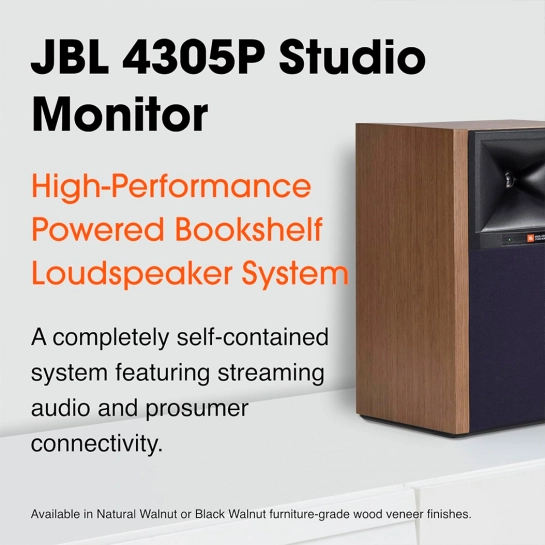 Акустична система JBL 4329P Studio Monitor Black (JBL4329PBLKEU)