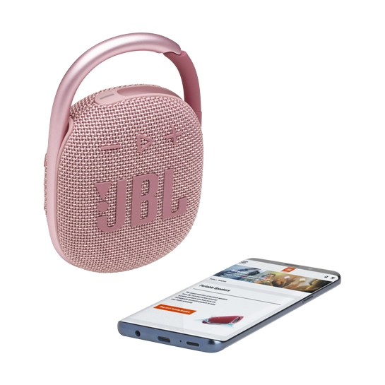 Портативна акустика JBL Clip 4 Pink