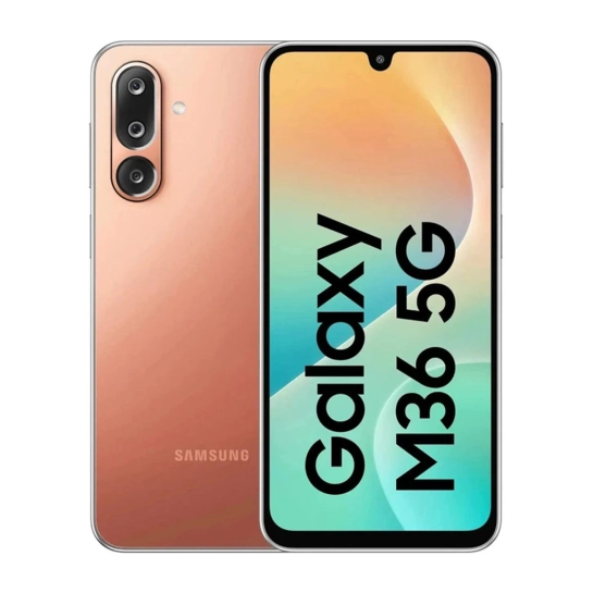 Смартфон Samsung Galaxy M36 5G SM-M366B 6/128GB Haze Orange (SM-M366BZOB) Global