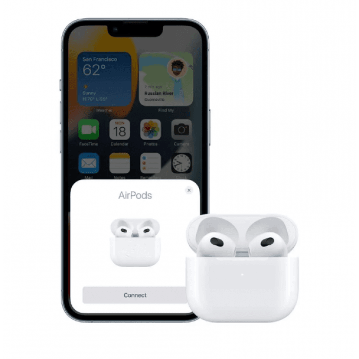 Навушники Apple AirPods 3 with Lightning Charging Case MPNY3