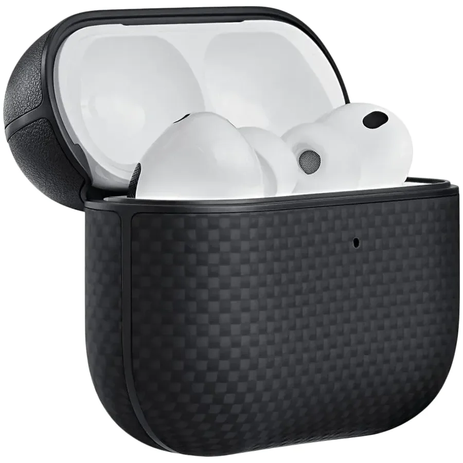 PITAKA Чохол Aramid Fiber Case with MagSafe Чорний/Сірий для AirPods Pro (Gen3)