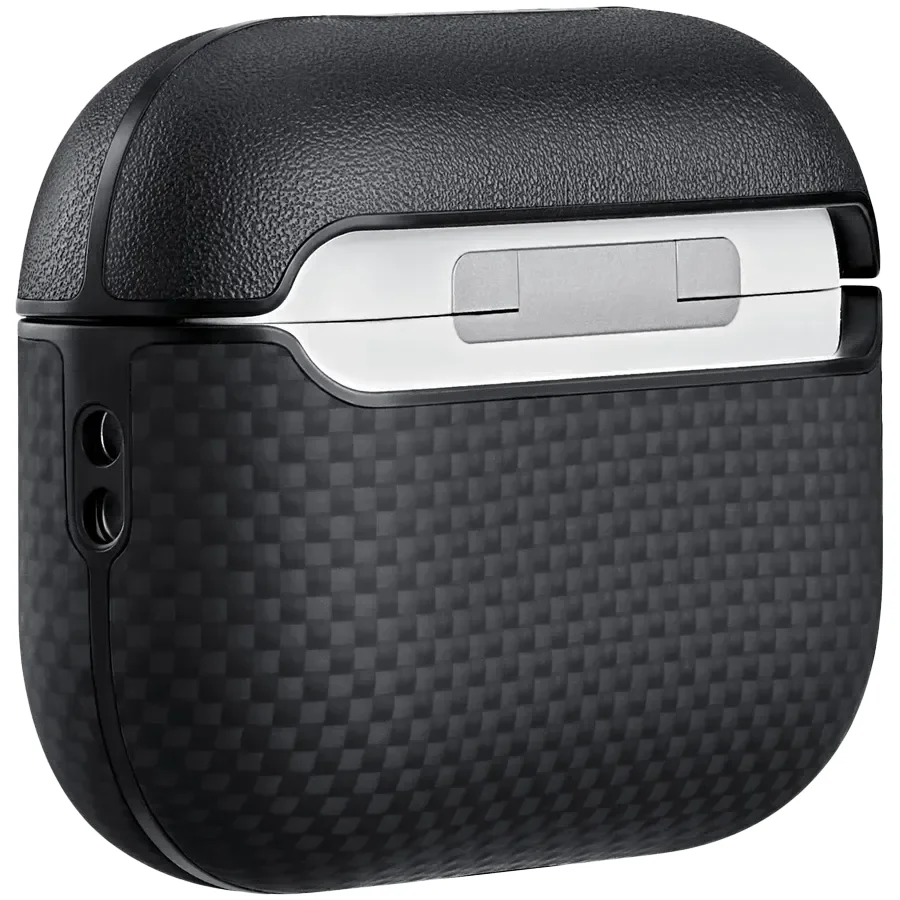 PITAKA Чохол Aramid Fiber Case with MagSafe Чорний/Сірий для AirPods Pro (Gen3)