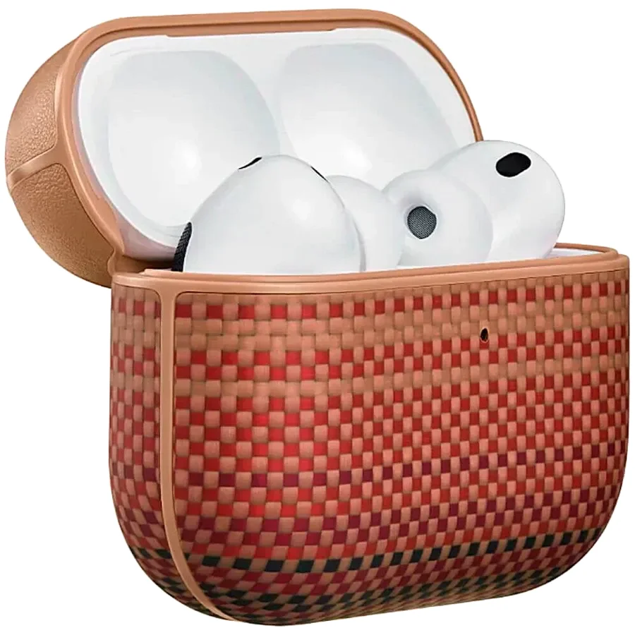 PITAKA Чохол Aramid Fiber Case with MagSafe Теплий захід для AirPods Pro (Gen3)