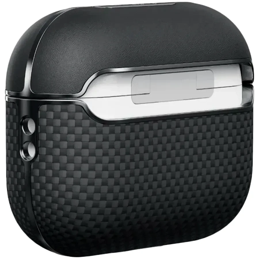 PITAKA Чохол Aramid Fiber  Plain Black/Grey для AirPods Pro (Gen2)