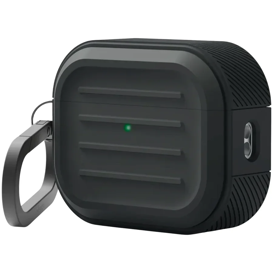 ELAGO Чохол Armor Silicone Hang  Чорний для AirPods Pro (Gen3)