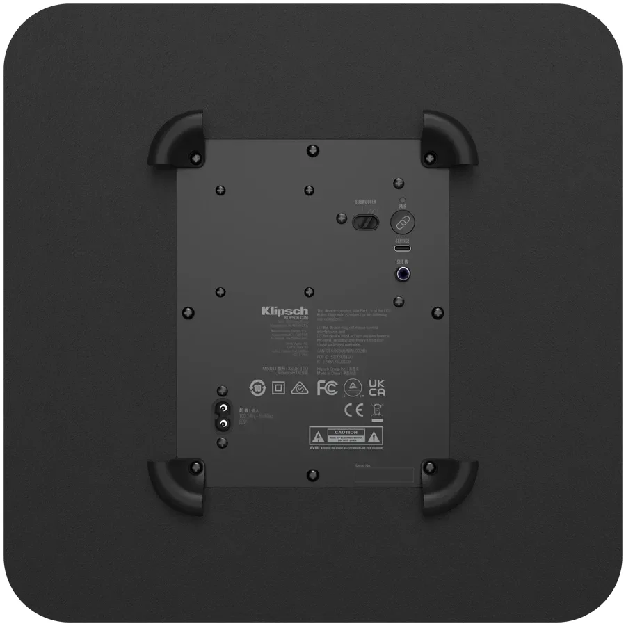 KLIPSCH Flexus SUB 100 сабвуфер 10'', чорний