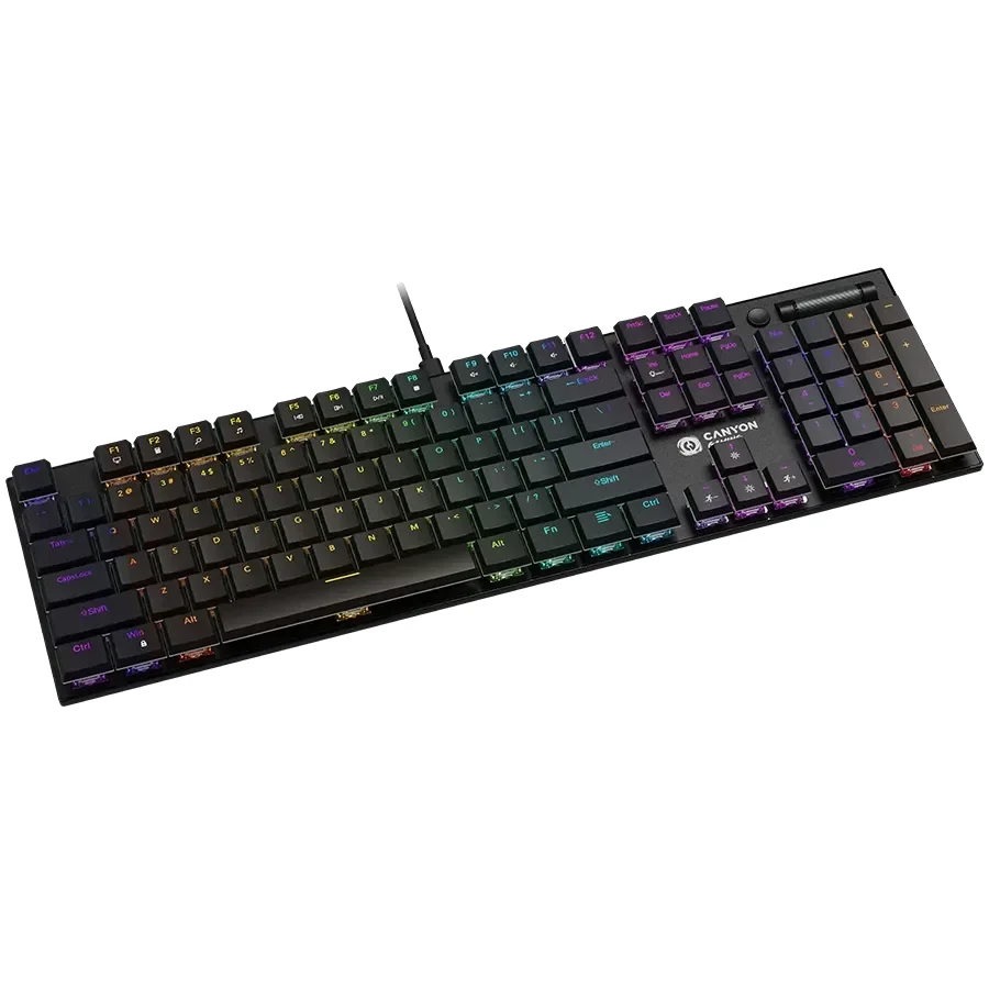 Ігрова клавіатура CANYON Cometstrike GK-55 RGB Black (CND-SKB55-US)