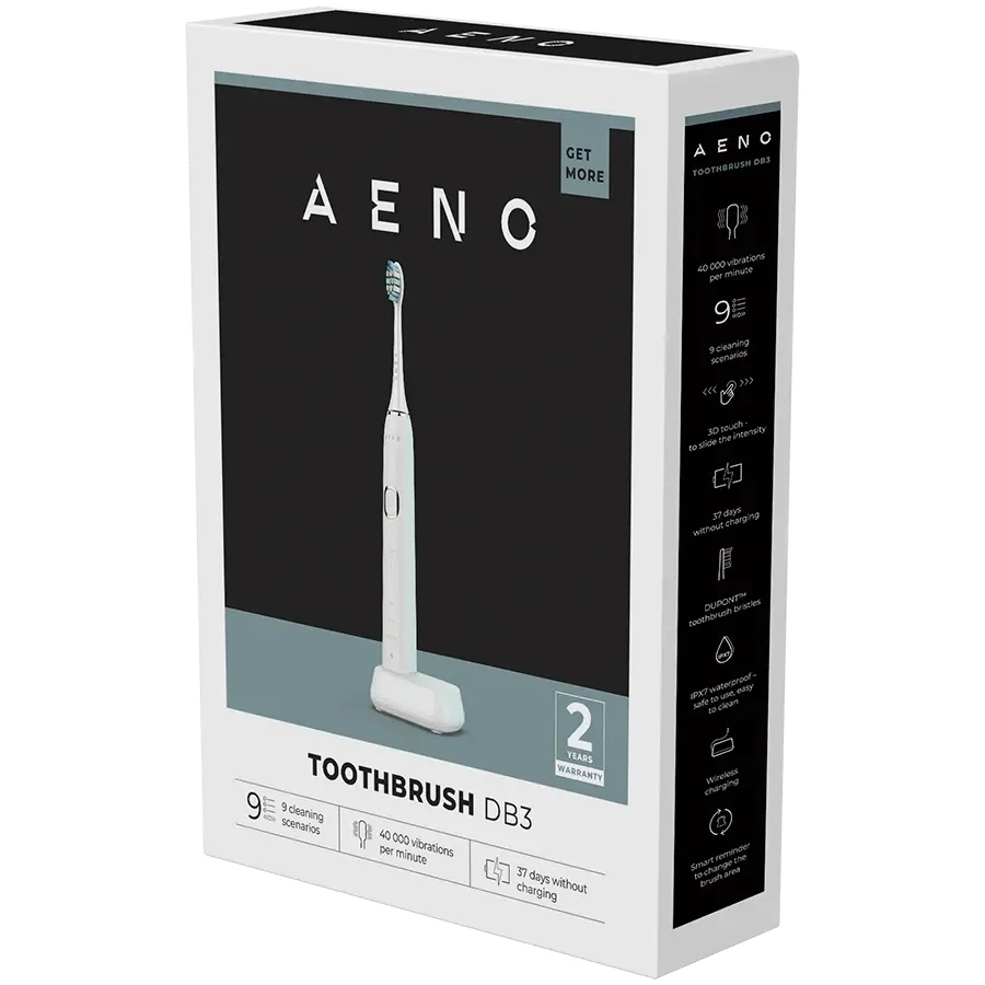 AENO DB3 Зубна щітка, Sonic, Білий