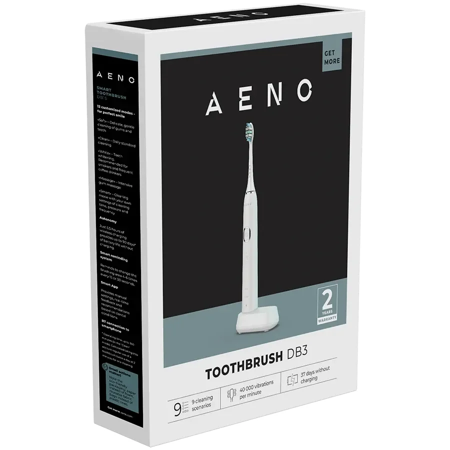AENO DB3 Зубна щітка, Sonic, Білий