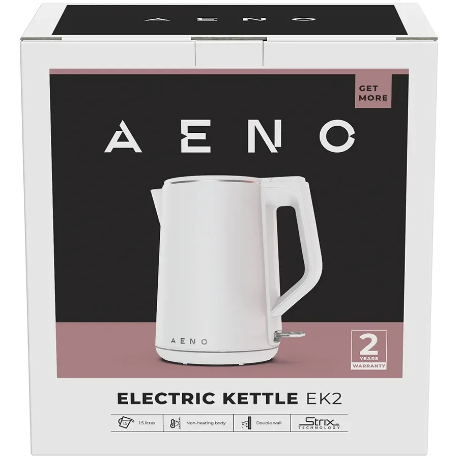 AENO EK2 Чайник (1.5 л), Білий