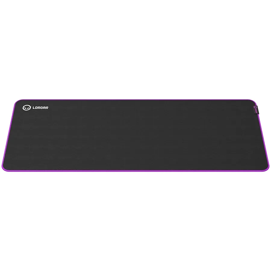 LORGAR Multispandex mousepad з purple rubber, Чорний