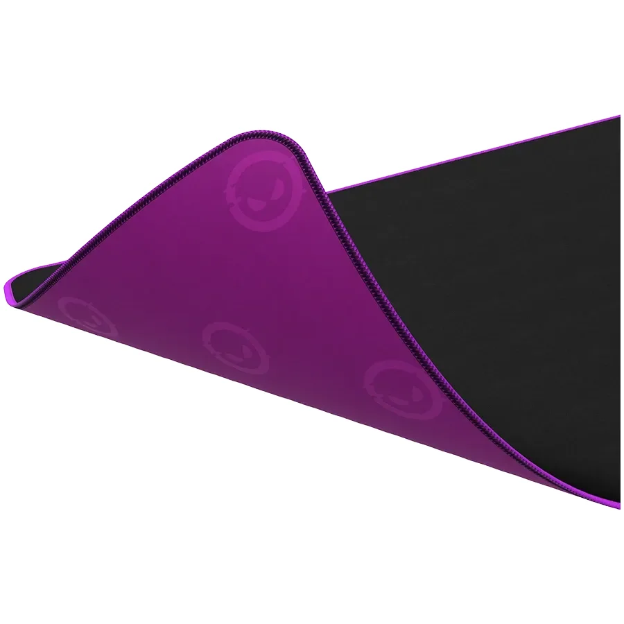 LORGAR Multispandex mousepad з purple rubber, Чорний