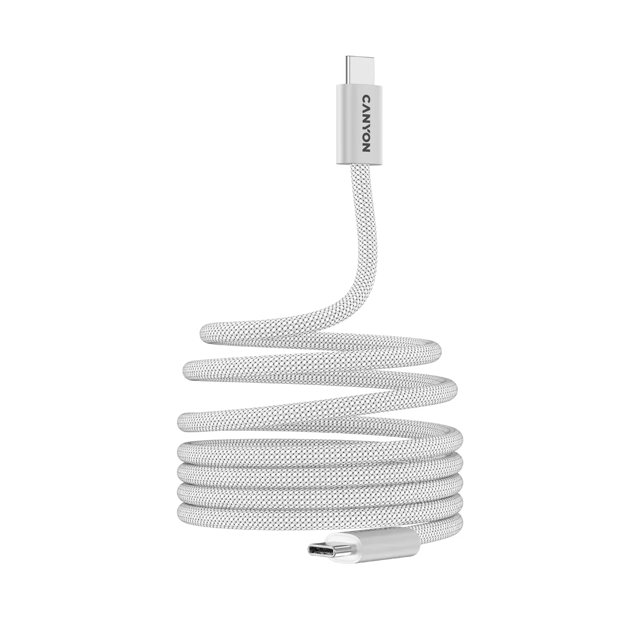 CANYON USB-C to USB-C Cable , Білий, 1м