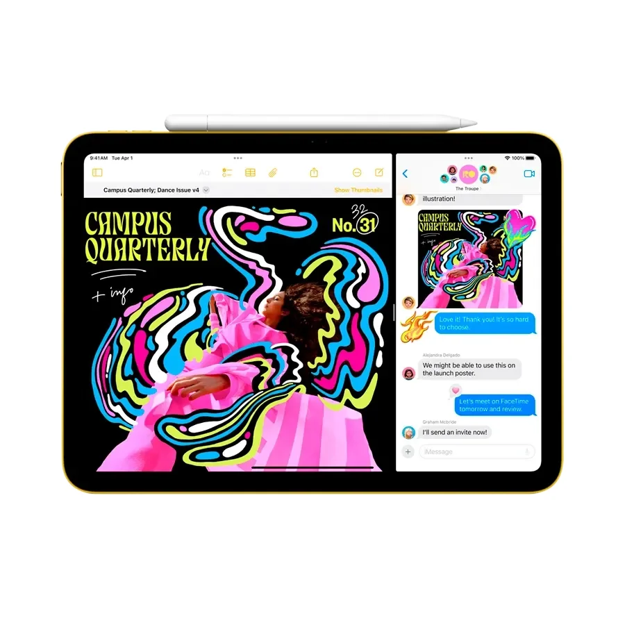 iPad A16, 512 ГБ Wi-Fi+5G 2025, Рожевий