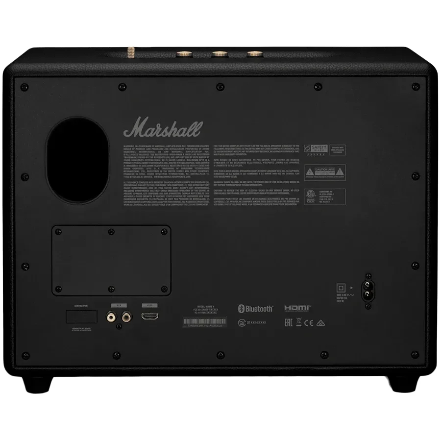 MARSHALL Портативна акустична система Woburn III Bluetooth, Чорний
