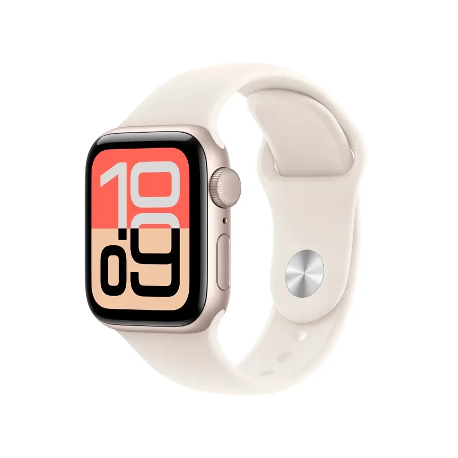 Apple Watch SE GPS Gen.3, Starlight Sport Band, S/M, 40mm, Starlight