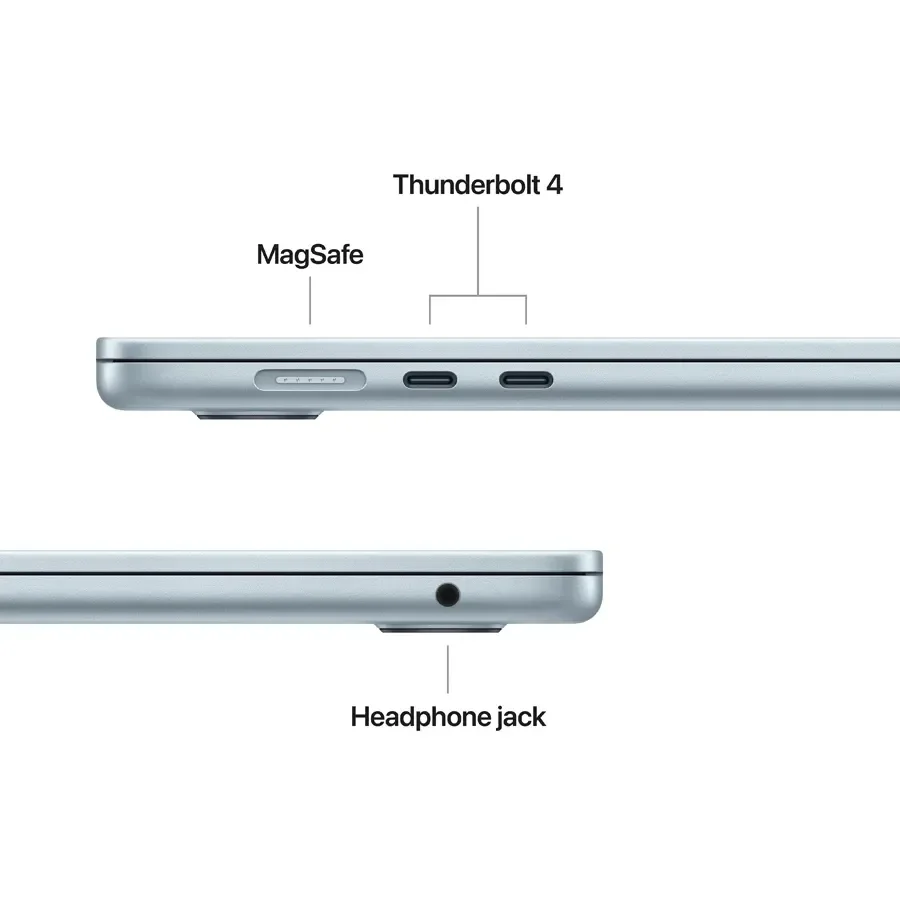 MacBook Air 15.3-inch  M5 (10C CPU/10C GPU), 16 ГБ, 1 ТБ, Небесно-блакитний