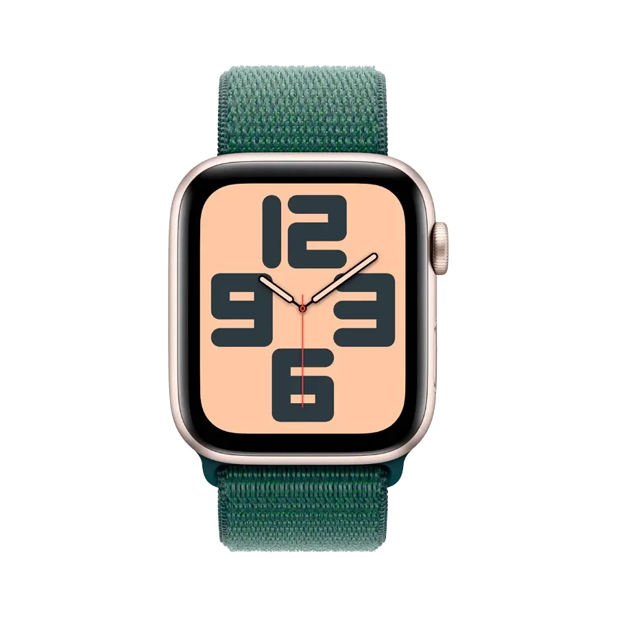 Apple Watch SE GPS Gen.2 (2024),  Lake Green Sport Loop, 40mm, Starlight