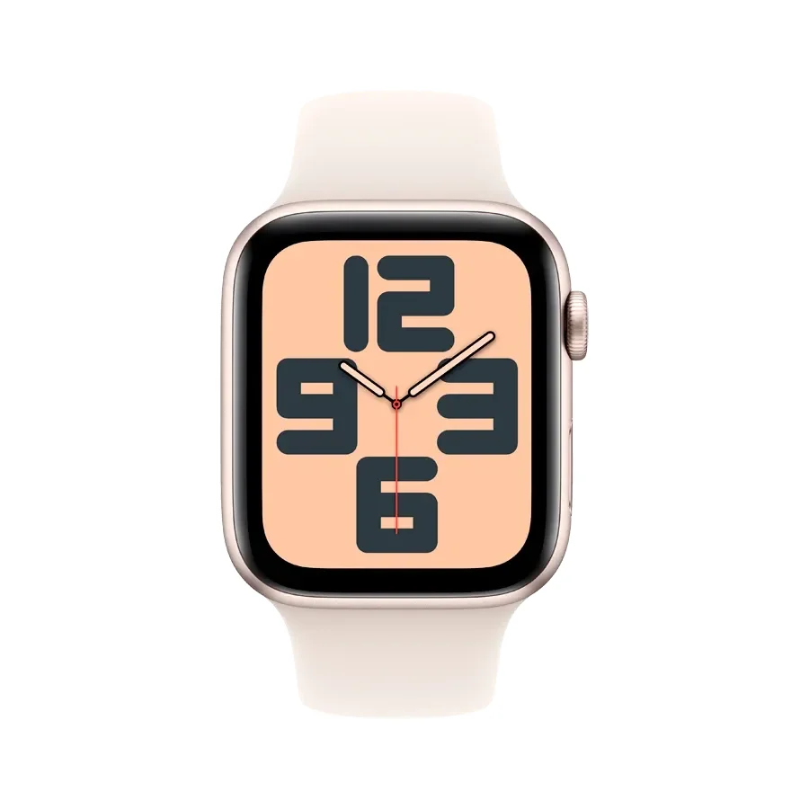 Apple Watch SE GPS Gen.2 (2024),  Starlight Sport Band, S/M, 44mm, Starlight