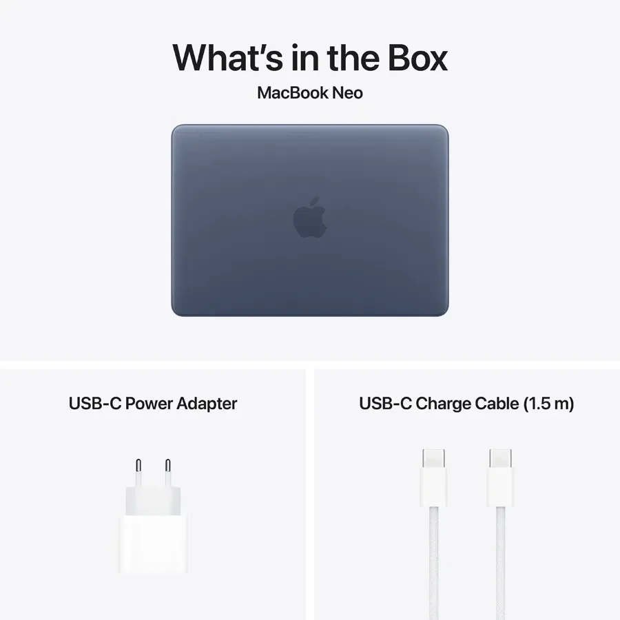 MacBook Neo 13-inch  A18 Pro (6C CPU/5C GPU), 8 ГБ, 512 ГБ, Індиго