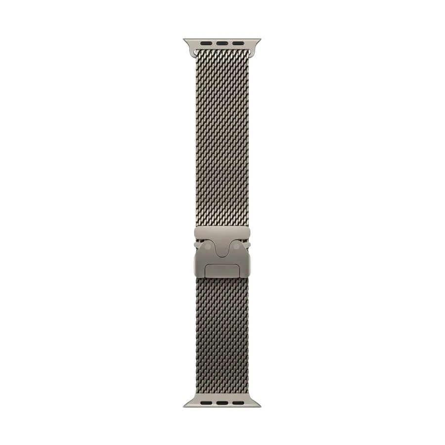 Apple 49mm Milanese Loop Ремінець Milanese Loop Натуральний за Apple Watch 44 mmApple Watch 45 mmApple Watch 46 mmApple Watch 49 mm 44/45/46/49 mm