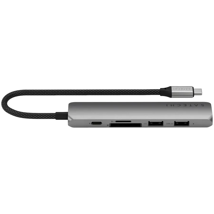SATECHI Slim 6 Multiport, Космічний сірий