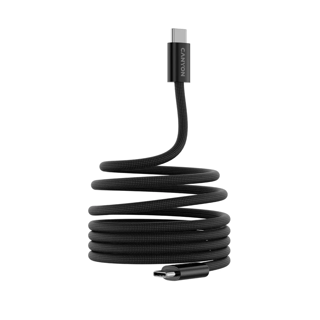 CANYON USB-C to USB-C Cable , Чорний, 1м