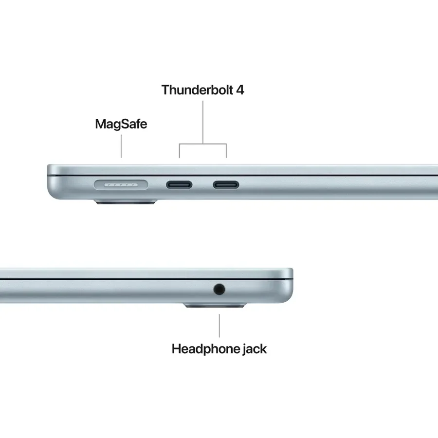 MacBook Air 13.6-inch  M5 (10C CPU/8C GPU), 16 ГБ, 512 ГБ, Небесно-блакитний