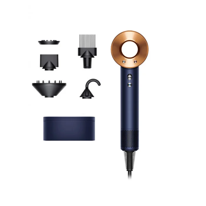 Фен Dyson Supersonic HD07 Special Gift Edition Prussian Blue/Rich Copper
