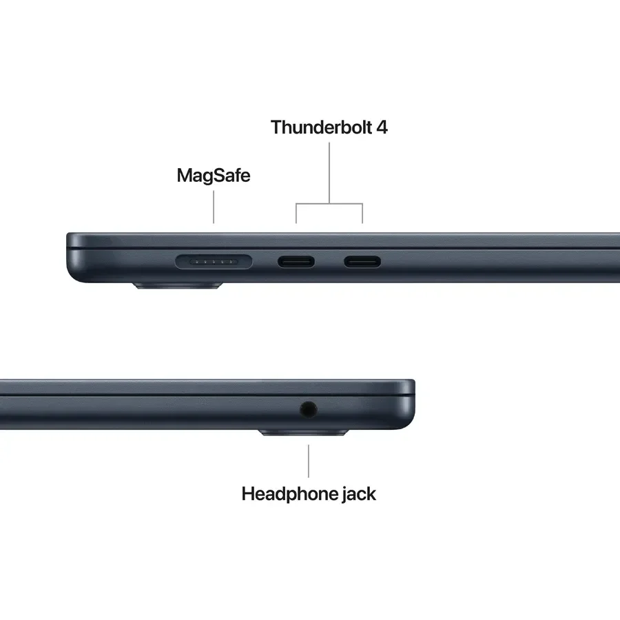 MacBook Air 15.3-inch  M5 (10C CPU/10C GPU), 16 ГБ, 512 ГБ, Темна ніч